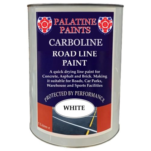 A tin of line marking paint white