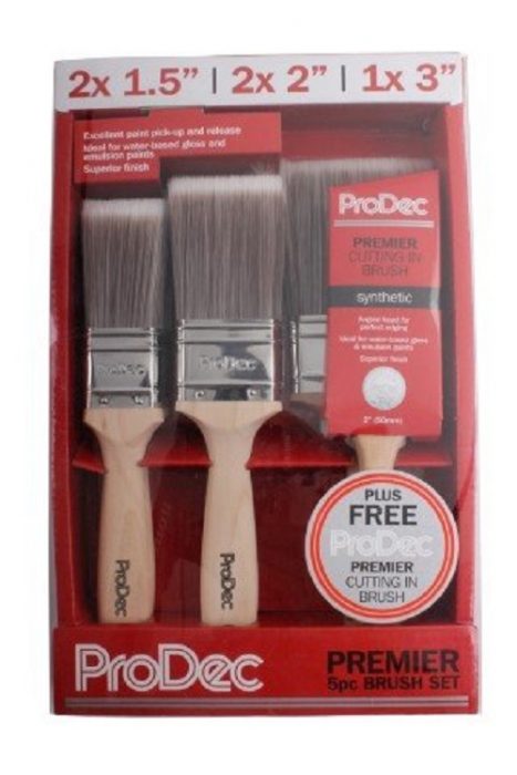 6 paint brushes