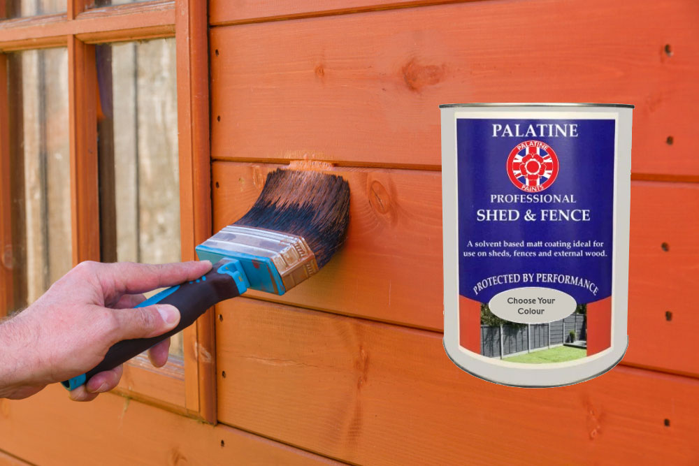 Shed & Fence Painting a shed