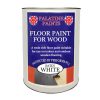 A tin of Floor Paint for Wood Satin in white